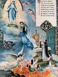 1855 - Maria resgatando as almas do purgatório