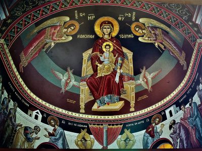 2533 - Panagia Platytera - A Rainha dos Céus - Monge Mikael - Monte Athos
