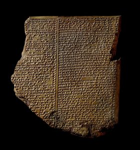 3023 - Tabuleta do Dilúvio de Nineveh - British Museum - Iraque