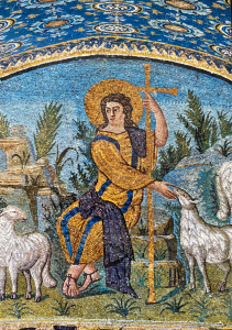 3361 - O Bom Pastor - Mausoléo Galla Placidia, século V - Ravenna, cidade da arte