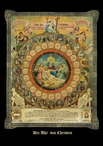 4006 - O relógio dos cristãos - A história de Jesus em 24 fotos - imagem do sec XIX