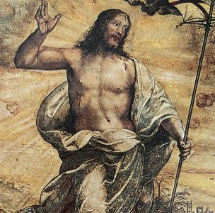 4753 - A ressureição - Palácio Público de Siena - Sodoma - 1535 - Detalhe