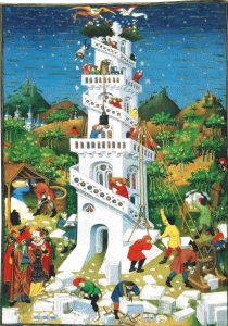 5263 - A Construção da Torre de Babel - Bedford Hours