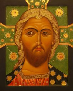 5378 - Jesus Cristo com a cruz verde