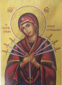 5960 - Santa Virgem Maria das Sete Espadas (grego)