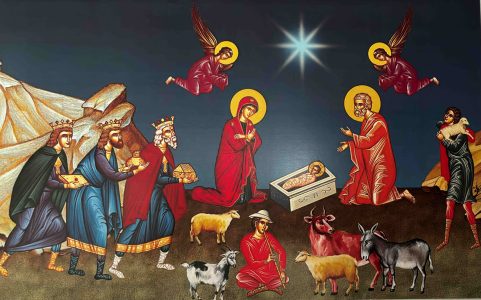 6822 - O nascimento de Jesus Cristo - ícone maravilhoso