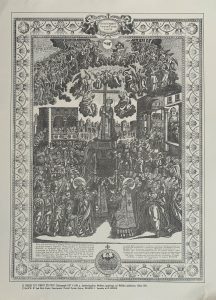 A Apresentação da Sagrada Cruz - Cartolina Sacra do Monastério de TopLou, Creta