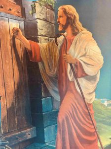 Jesus Cristo batendo na porta