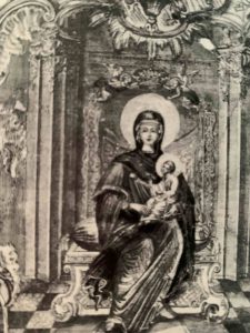Panagia Olympiotissa - Paper Icons - Detalhe da Virgem